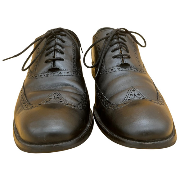 Cole Haan Mens Wingtip Oxford Shoes Dress Black Leather C12209 Lace Up 11 main image 6
